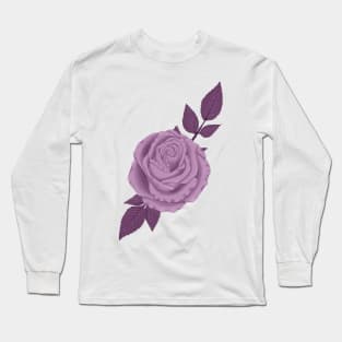 Rose - Lavender Color Palette Long Sleeve T-Shirt